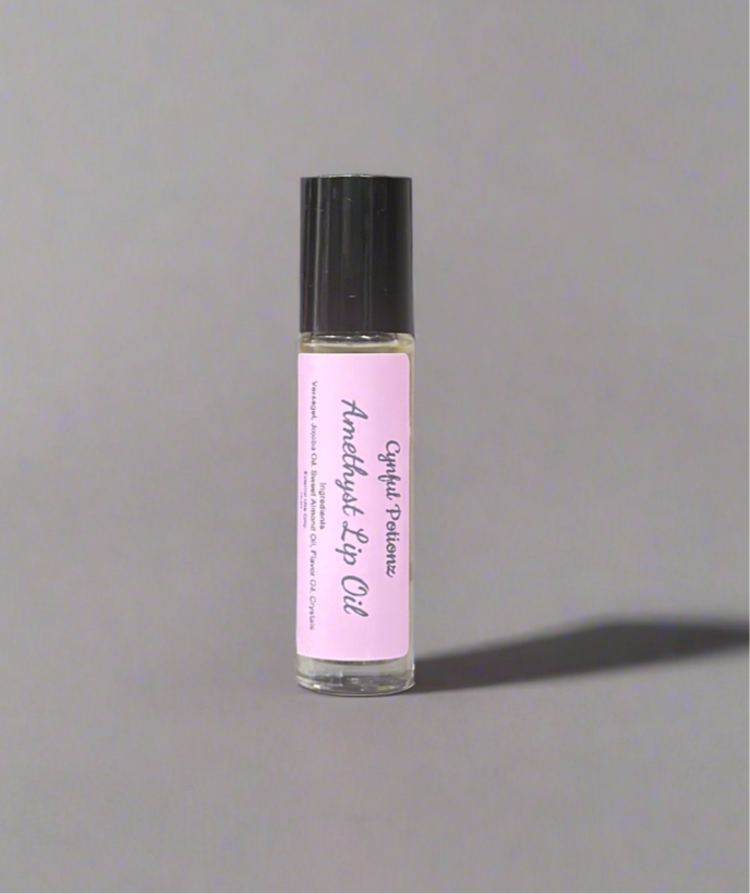 Lip Oil with Amethyst
