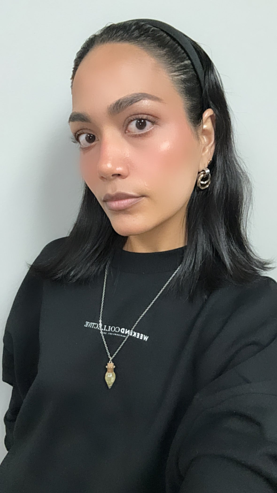 Citrine Crystal Necklace Tear Drop Pendant