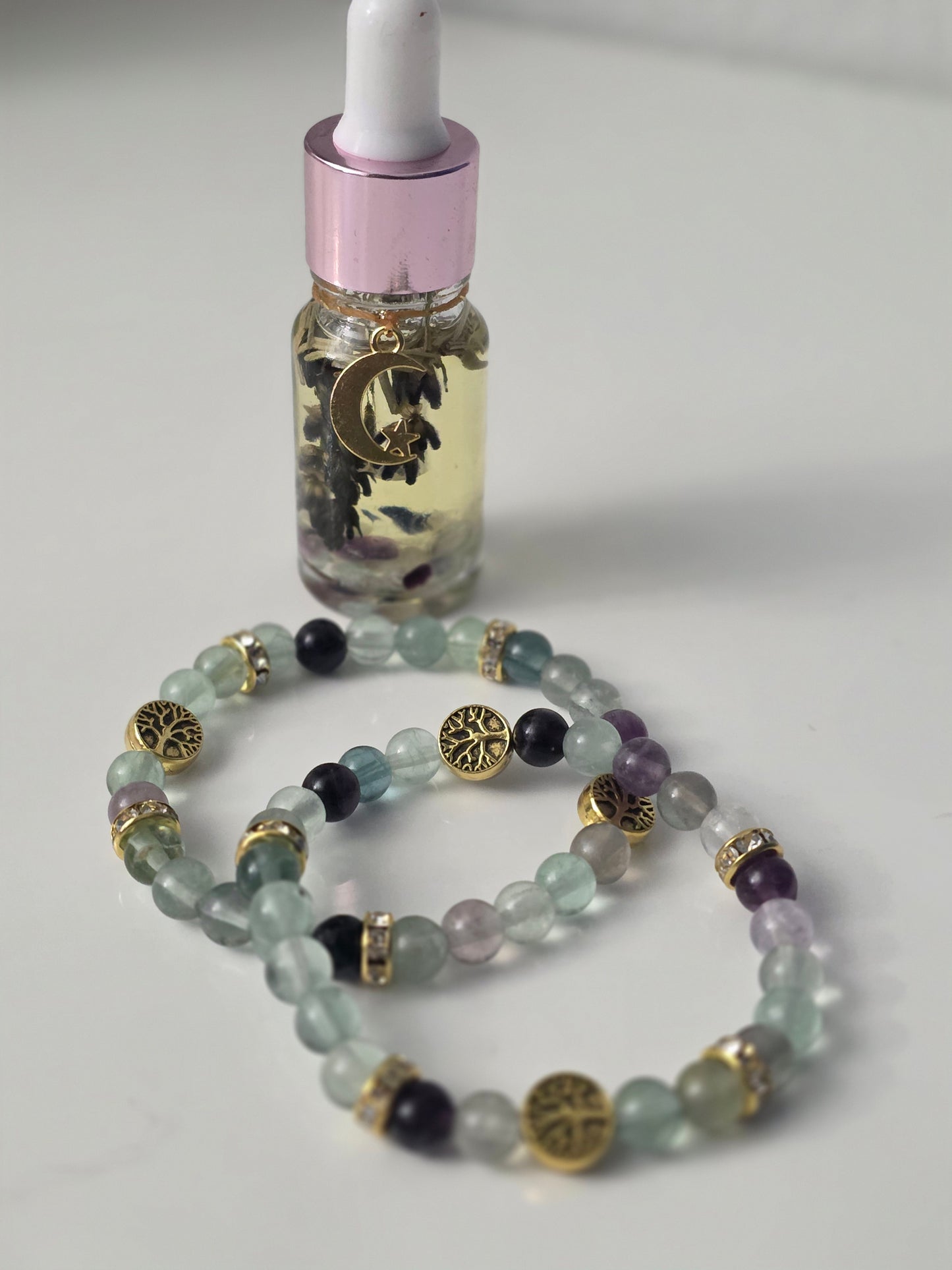 Fluorite Tree of Life Bracelet