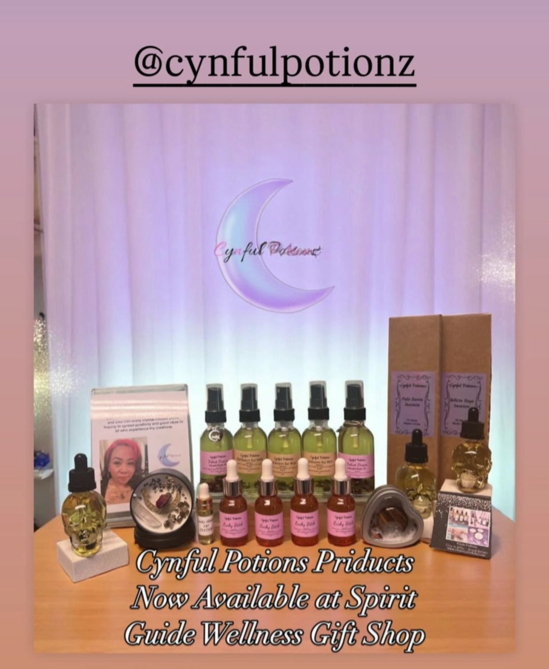 Cynful Potionz also at Spirit Guide Wellness