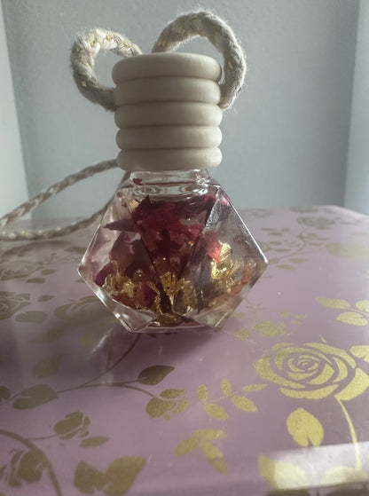 Car Diffuser Infused with Crystals and Flowers (Select scent options)