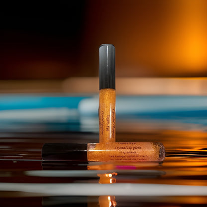 Lip gloss infused with Tigers Eye stones (Limited Stock) on Sale!