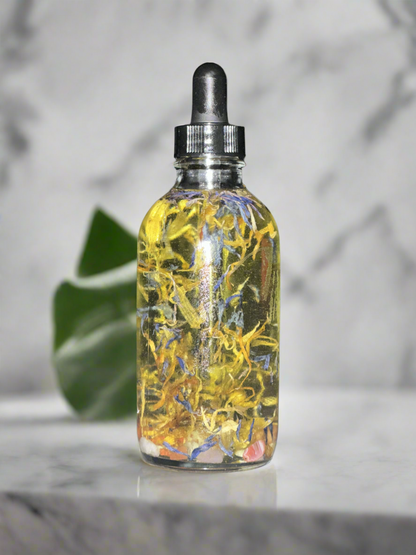 Crystal-Flower Infused Body Oil Custom