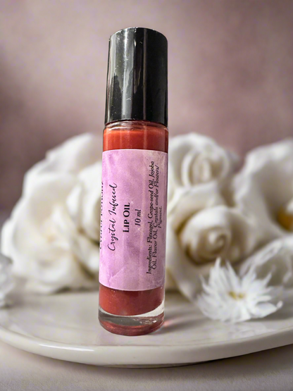 Lip Oil with Rose Quartz