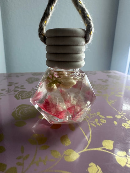 Car Diffuser Infused with Crystals and Flowers (Select scent options)