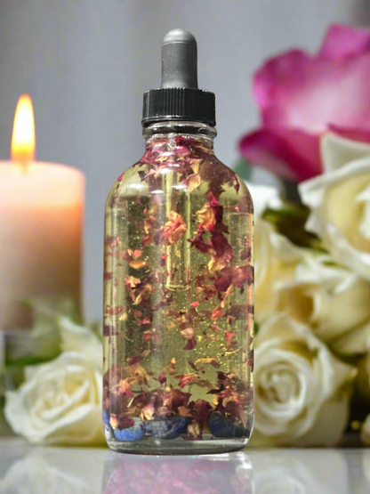 Crystal-Flower Infused Body Oil Custom