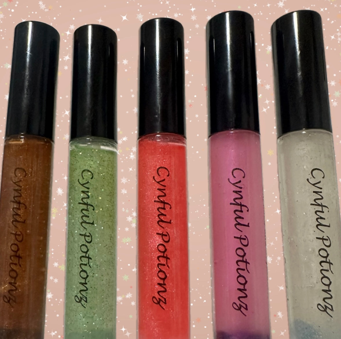 Clear lip gloss Infused with Aquamarine Stones (Limited Stock) on Sale!