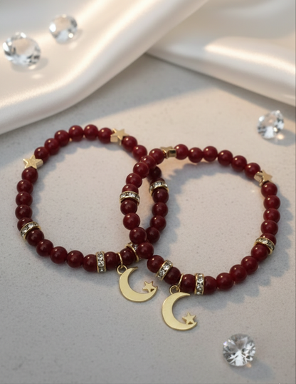 Focus & Flame Carnelian Bracelet