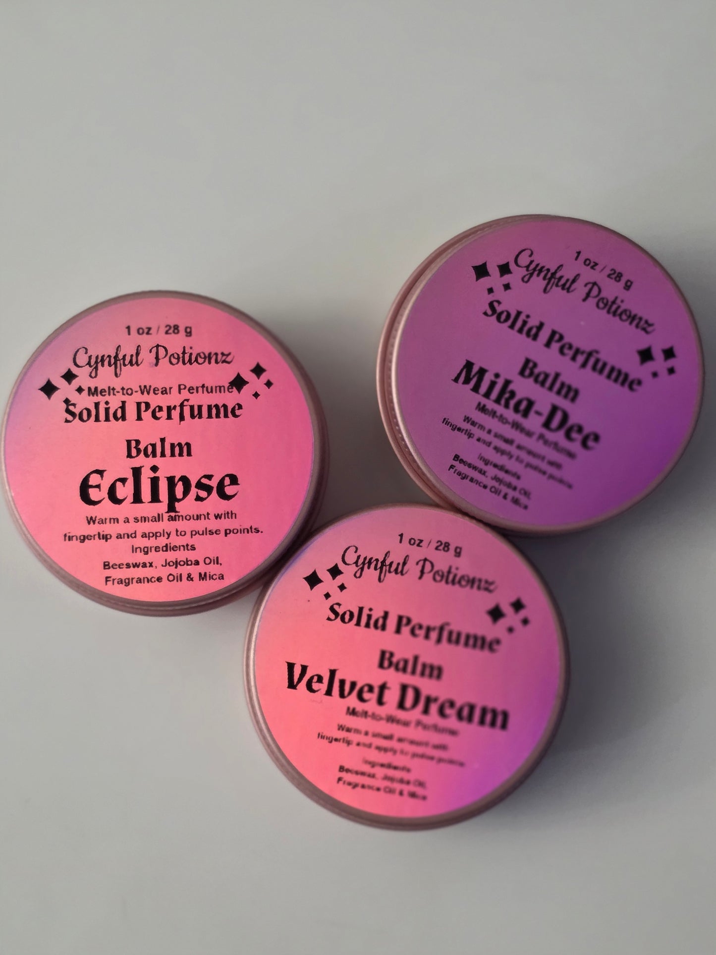 Solid Perfume Balm