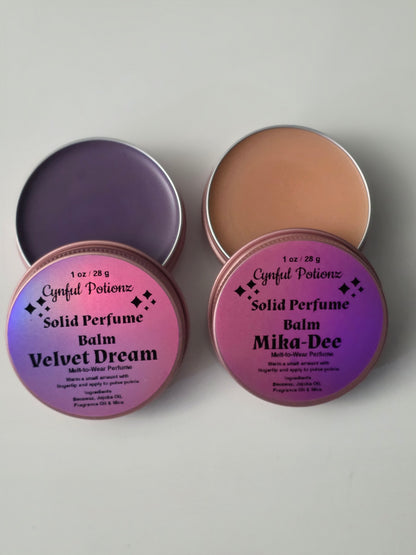 Solid Perfume Balm