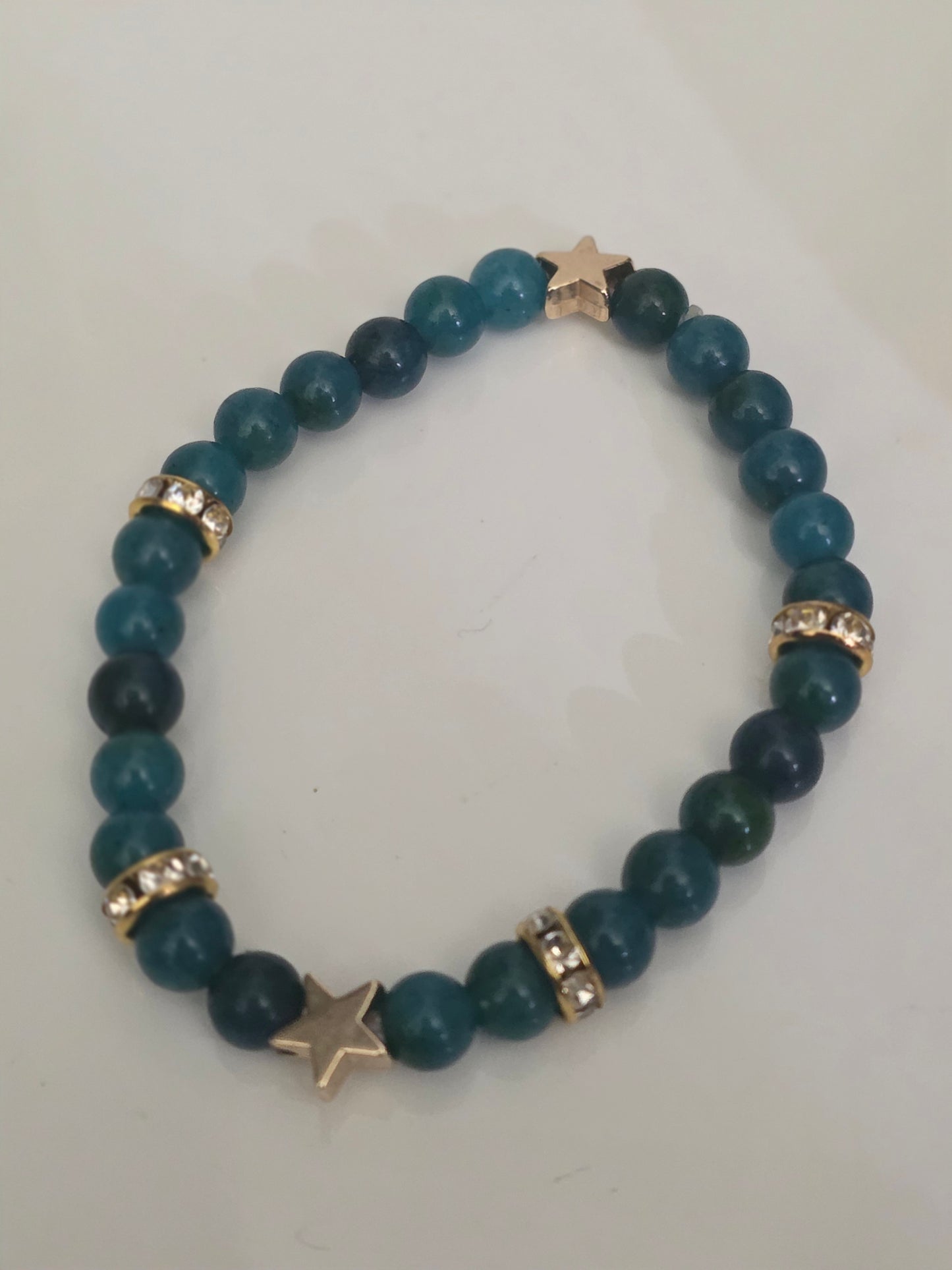 Blue Apatite Intention Bracelet