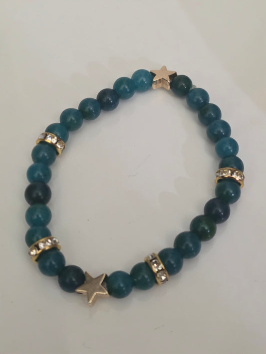 Blue Apatite Intention Bracelet