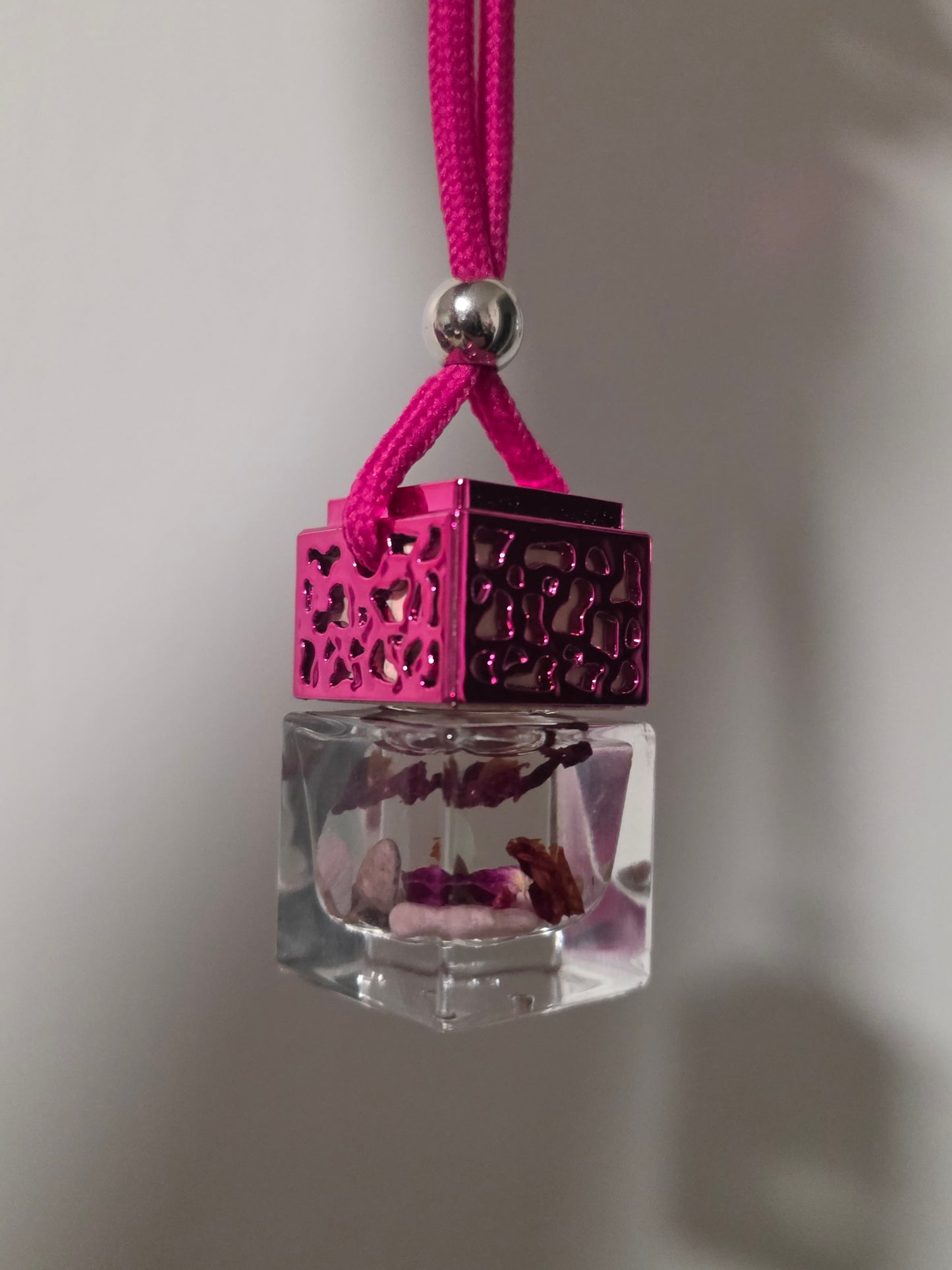 Square Car Diffuser Infused with Crystals and Flowers